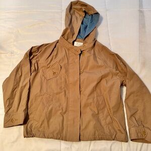Tan Hooded Jacket